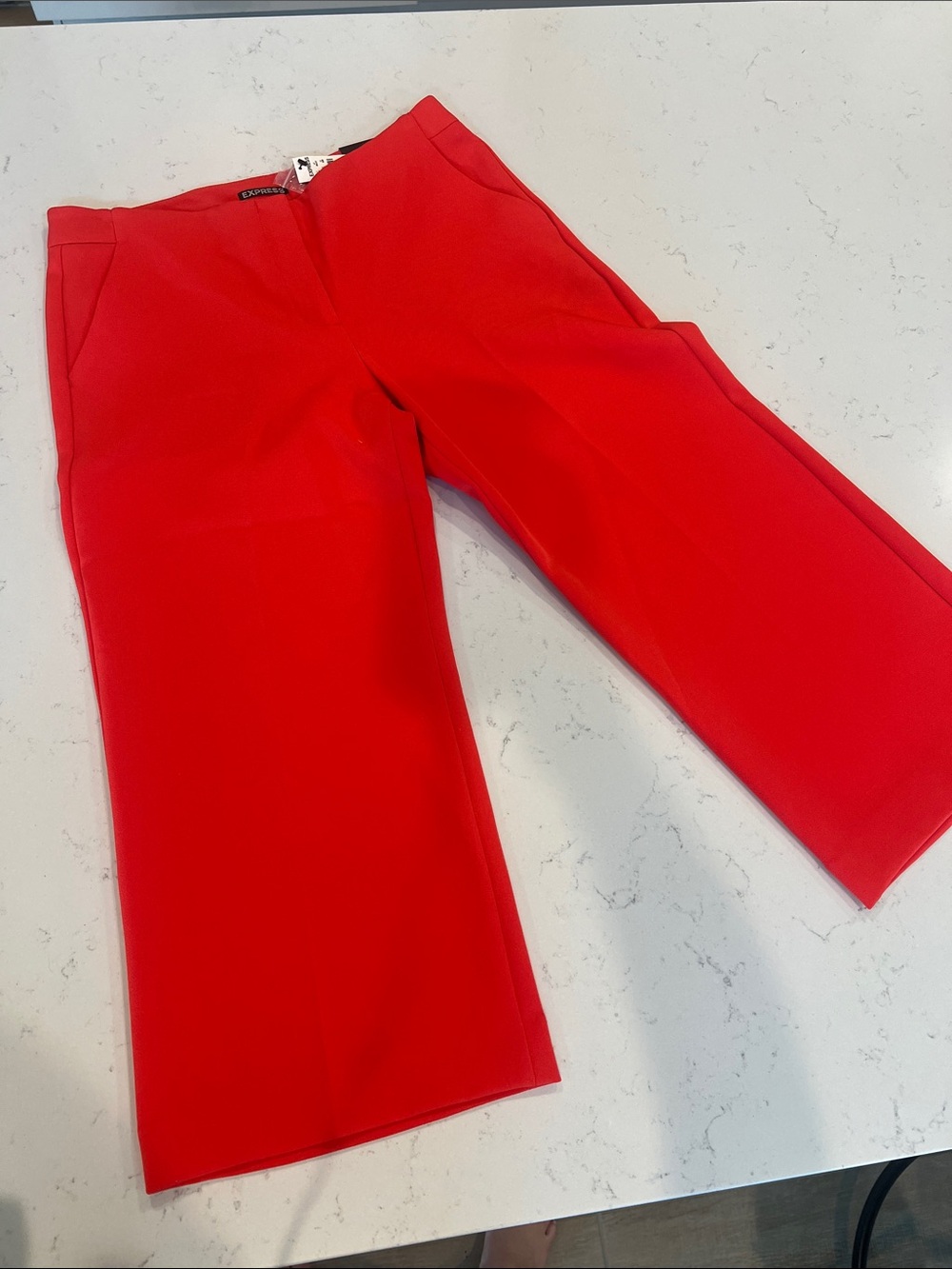 Express coral Red Stretch pants